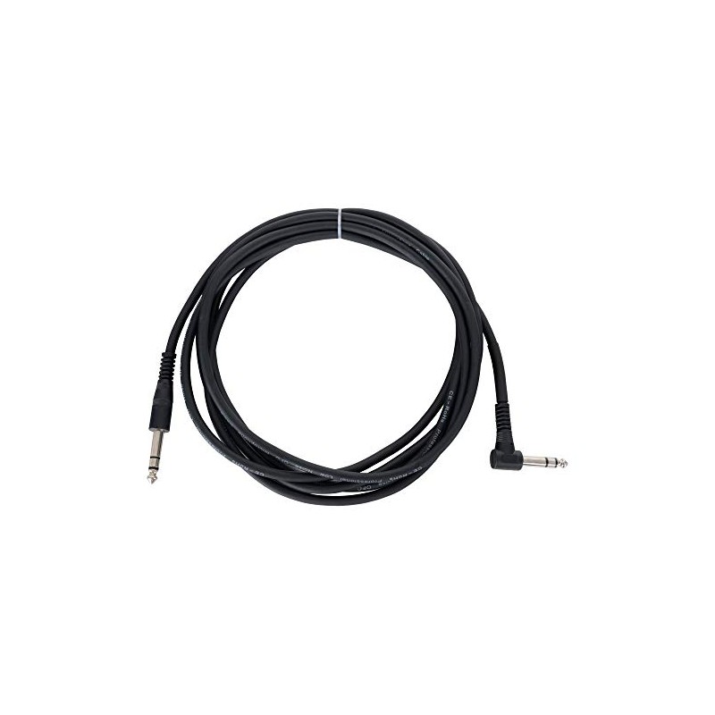 Pronomic INSTS-A-3 Stereo Jack Cable with Angled Plug - Plug: