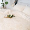 Shaggy Fluffy Duvet Cover Set Queen Size, Luxury Plush Warm