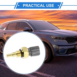 VekAuto 1 Pcs Coolant Temperature Sensor Compatible for XA for Toyota, Plastic Metal
