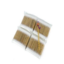 Housekeeping fanatic earplug cotton swab set Cosmetic thin cotton swab Thin ear pick Wooden cotton swab Ear cotton swab, 1 piece / 살림덕후 귀파개 면봉 세트 화장용얇은면봉 얇은귀이개 나무면봉 귀솜면봉, 1개