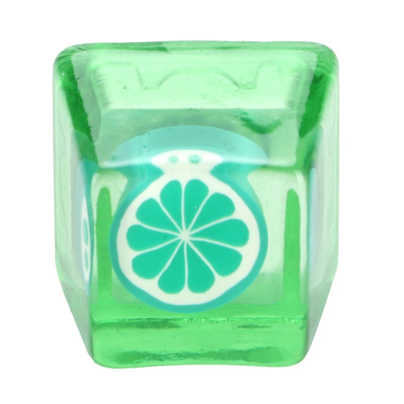 Resin Keycap HandMade CorrosionResistant Universal Mechanical Keyboard Accessories(Lime )
