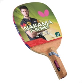Butterfly Nakama Japanese Penhold Ping Pong Paddle - Recommended for Beginner & Intermediate Level Players - Includes Two Free 40+ Balls - International Table Tennis Federation Approved