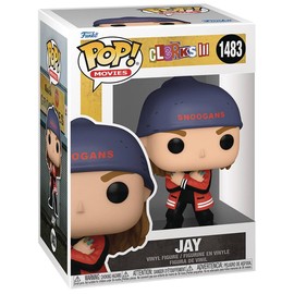 POP Movies: Clerks 3 - Jay Funko Vinyl Figure (Bundled with Compatible Box Protector Case), Multicolored, 3.75 inches