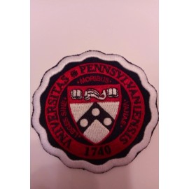 Unbranded University of Pennsylvania Vintage Embroidered Iron On Patch 3" x 3"