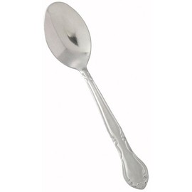 Winco 12-Piece Elegance Teaspoon Set, 18-0 Stainless Steel,Silver