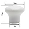 WAKI Ceramic Knob White 25 mm TW – 213