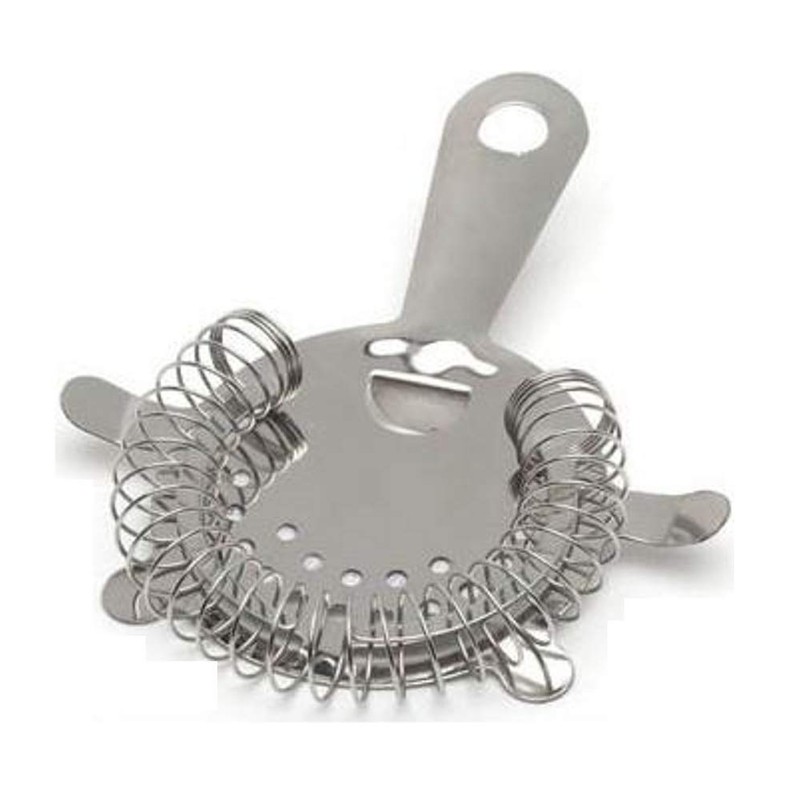 4 Prong Stainless Steel Cocktail Hawthorn Bar Strainer