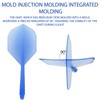 SSKHE 12pcs Dart Flights and Stems Integrated as One, Durable