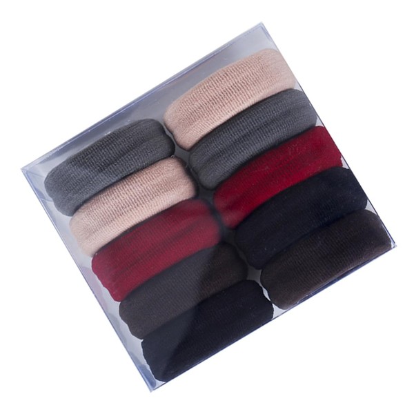 BIUDECO 10pcs Seamless Hair Ties for Women High Elasticity Ponytail