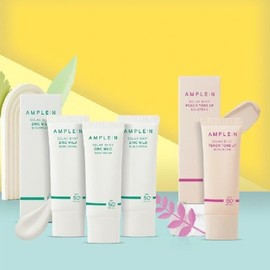 Koreana Ampoule N mild sunscreen 3 types + tone-up sun 1 type single option / 코리아나 앰플엔 마일드 선크림 3종+톤업선 1종 단일옵션
