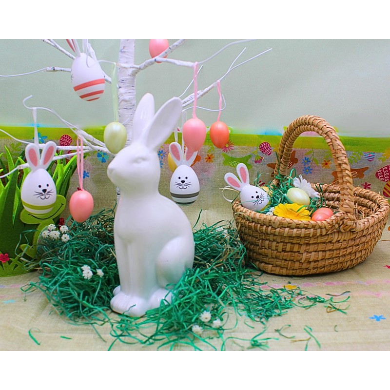 Elegant modern decorative bunny, Easter bunny, ceramic bunny, Easter decoration