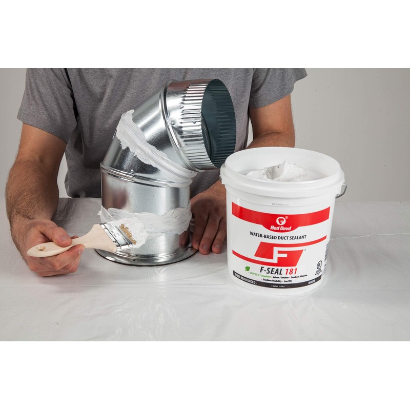Red Devil 0841DW F-Seal 181 Fiber Reinforced Water Based Duct