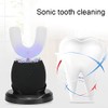 Cepillo de Dientes Eléctrico Recargable en Forma de U, Cepillo