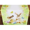 KAMACA Runner playful rabbits high-quality print motif with cute bunnies