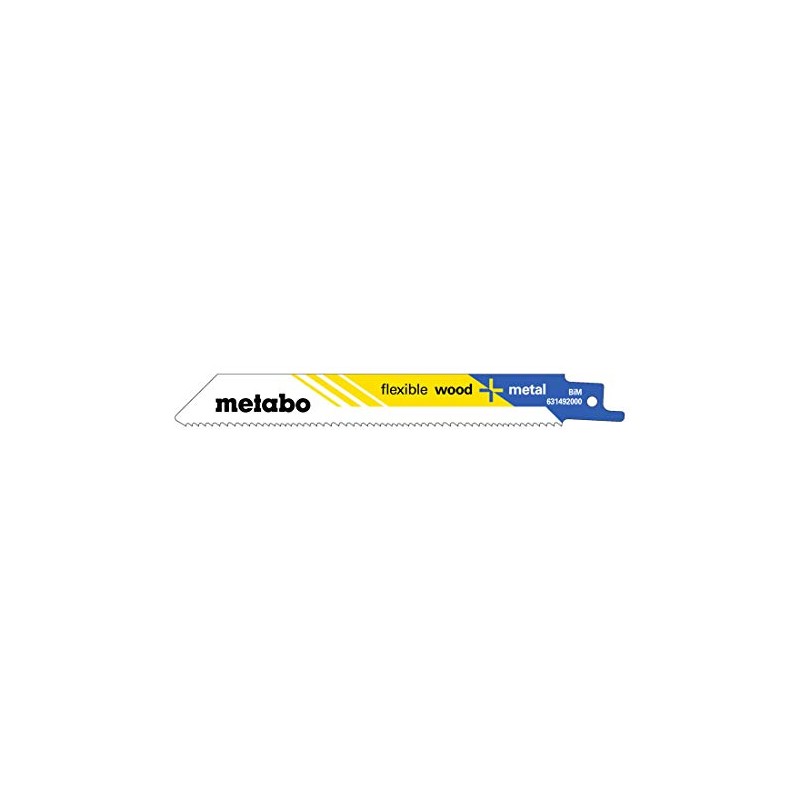 Metabo 2 Reciprocating Saw Blades BiM 150 x 0.9/1.8-2.6, 631094000