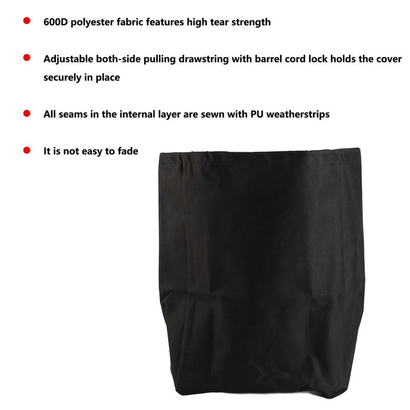 Tongue Jack Cover Polyester Oxford Cloth for RV Electric Trailer