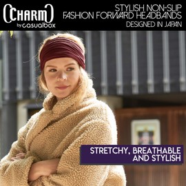 Casualbox Hombre Cabeza Tapa Banda Bandana Tramo Cabello Estilo Japonés Oscuro Gris