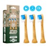 DENTAL DELIGHT Power Bamboo 6 x Replacement Toothbrushes for Sonic