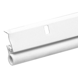 Frost King Aluminum and Vinyl Adjustable Nail-On or Screw-On Door Sets, 3/4"x17' White, 2 pcs-7' & 1 pc-3 '