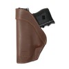Barsony Brown Leather Tuckable IWB Holster for HK USP Compact