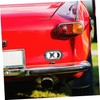 Zerodeko Fake Exhaust Tip Car Decorative Sticker for Scratch Collision