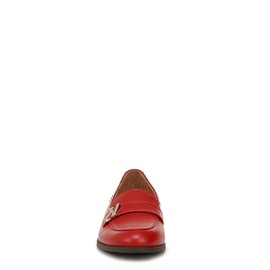 Naturalizer Women's Classic Loafer, Red Smooth, 7.5