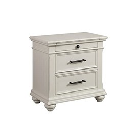 Picket House Furnishings Brooks 3-Drawer Nightstand with USB Ports