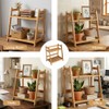 Kitchen Shelf Bamboo Cup Holder 2-Tier - Coffee & Tea