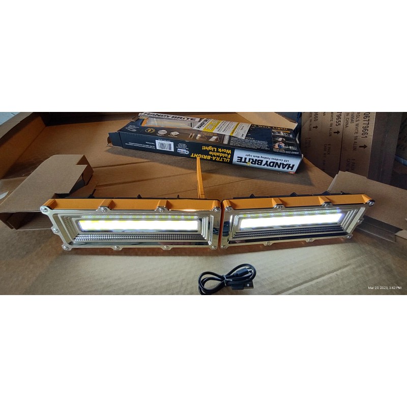 HANDY BRITE Ultra-Bright LED Foldable Work Light 1000 Lumens USB