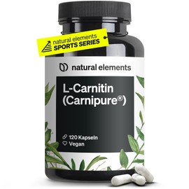 L-Carnitine 2000 - Premium: Carnipure® by Lonza - 120 capsules - laboratory-tested, high-dose, vegan