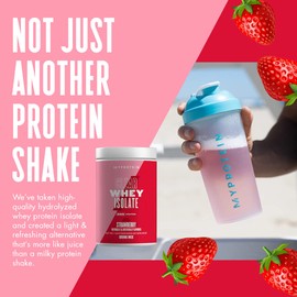 Myprotein® - Clear Whey Isolate - Whey Protein Powder - Naturally Flavored Drink Mix - Daily Protein Intake for Superior Performance - Strawberry (20 Servings)