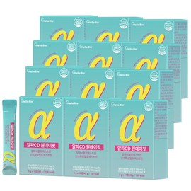 Alpha CD One Day Fit Alpha Cyclodextrin Indigestible Maltodextrin 14 Packets, 12 Boxes, Total 168 Packets / 알파CD 원데이핏 알파시클로덱스트린 난소화성말토덱스트린 14포 12박스 총 168포