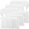 COCPOK 6 Pack Plastic Table Skirts and Table Cloths, 3Pcs