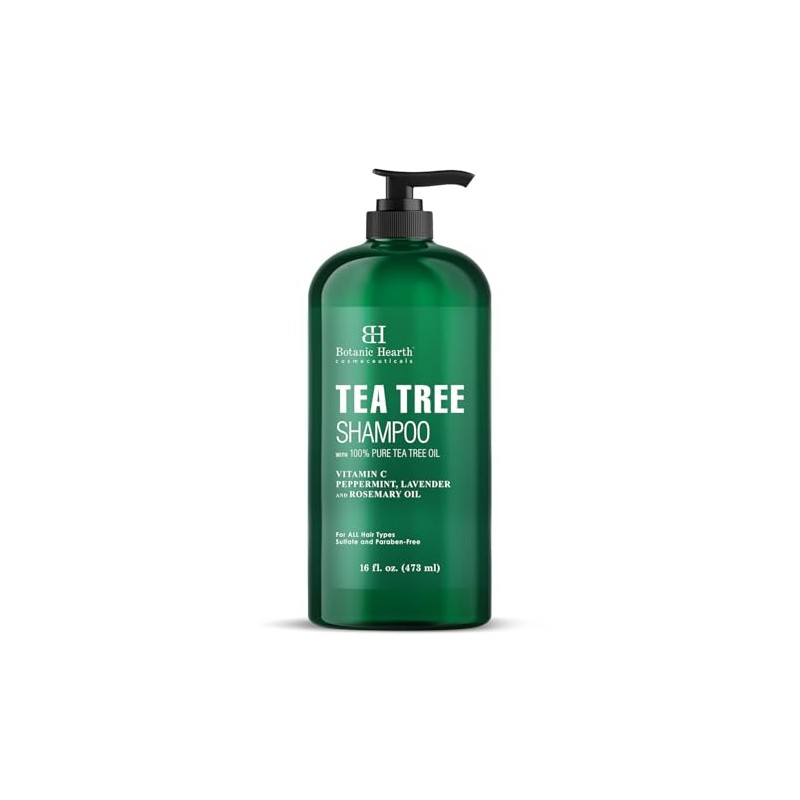 Botanic Hearth- Champú de árbol de té, vitamina C, aceite