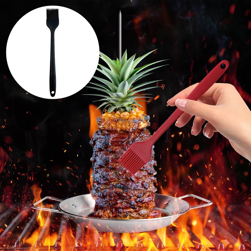 Fengzhe Al Pastor Skewer for Grill：Stainless Steel Vertical Skewer, Brazilian