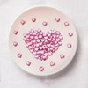 aupawdy Pack of 1000 Pink Hearts Diamond Crystals Acrylic Heart