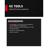 KS Tools Druckluft Saug Blaspistole 515.5090 145mm I Ausblaspistole mit