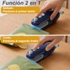 2pcs Selladora De Bolsas Plásticas, Prueba Humedad Alimentos y Artículosz