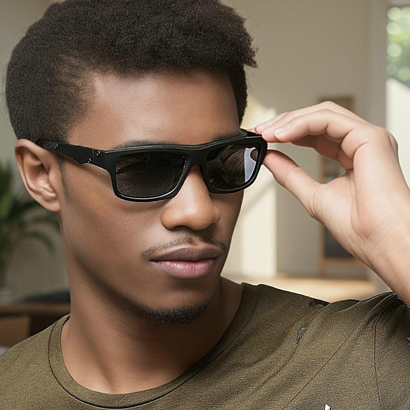 COTIA Full Reading Polarized Sunglasses Men Square Sports Reader Sun