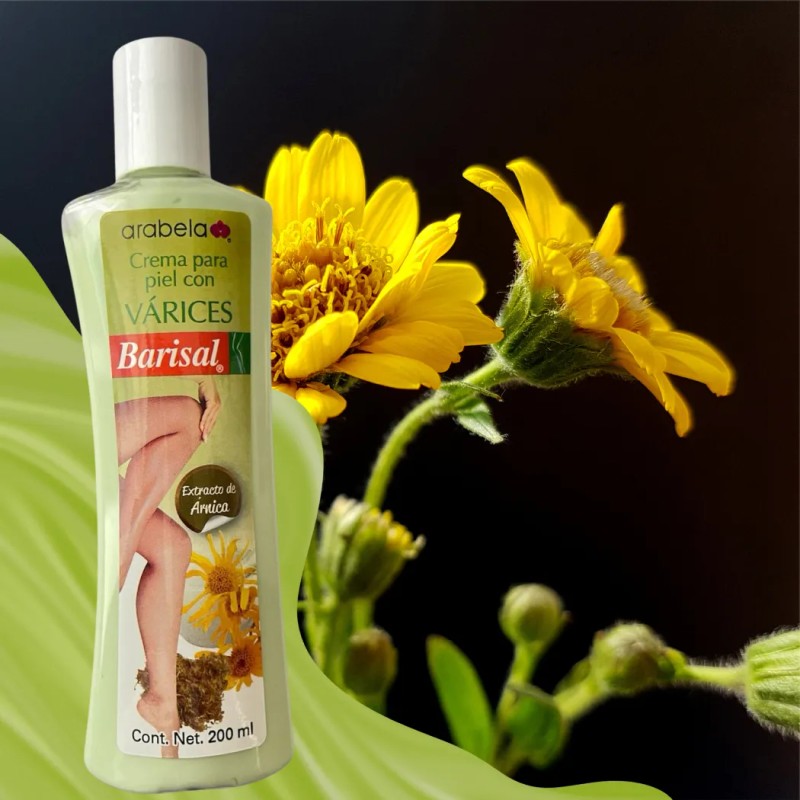 Barisal Crema Pies Con Varices Arabela Extracto De Arnica Árnica