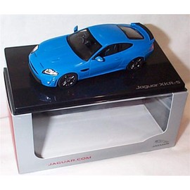 ixo jaguar XKR-S french racing blue car 1:43 scale diecast model