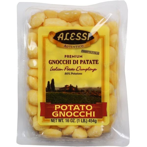 Alessi Potato Gnocchi, 1 Pound (Pack of 12)