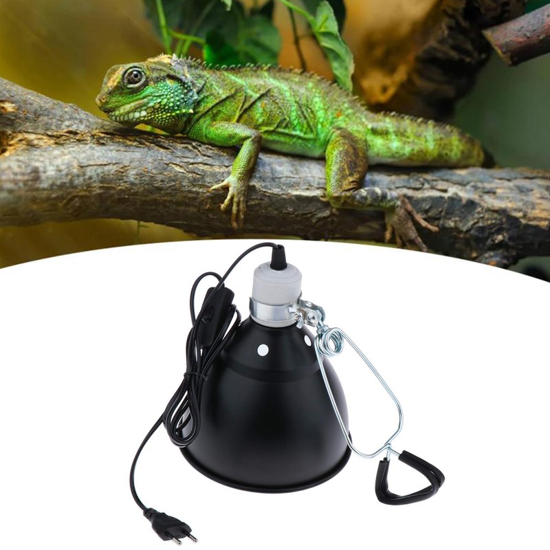 300W Ceramic Heat UVA UVB Reptile Heating Lamp Stand Pet