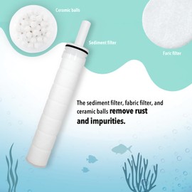 Barumi Livo Filtered Showerhead for Kids Combo Kit | Octopus Lime | Children's Handheld Shower Heads with PVC Hose & Shower Holder