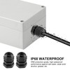 Rierdge 12 Pack 1/2" NPT Cable Glands Waterproof Connectors, Adjustable