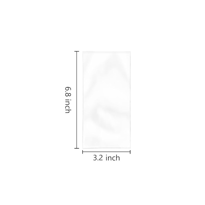 YOLCAR 100 Pack Clear Paper Money Holders, Dollar Bill Sleeves,