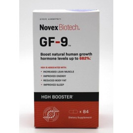 Novex Biotech GF-9 GH Boosting Supplement 84 Count - EXP 2026