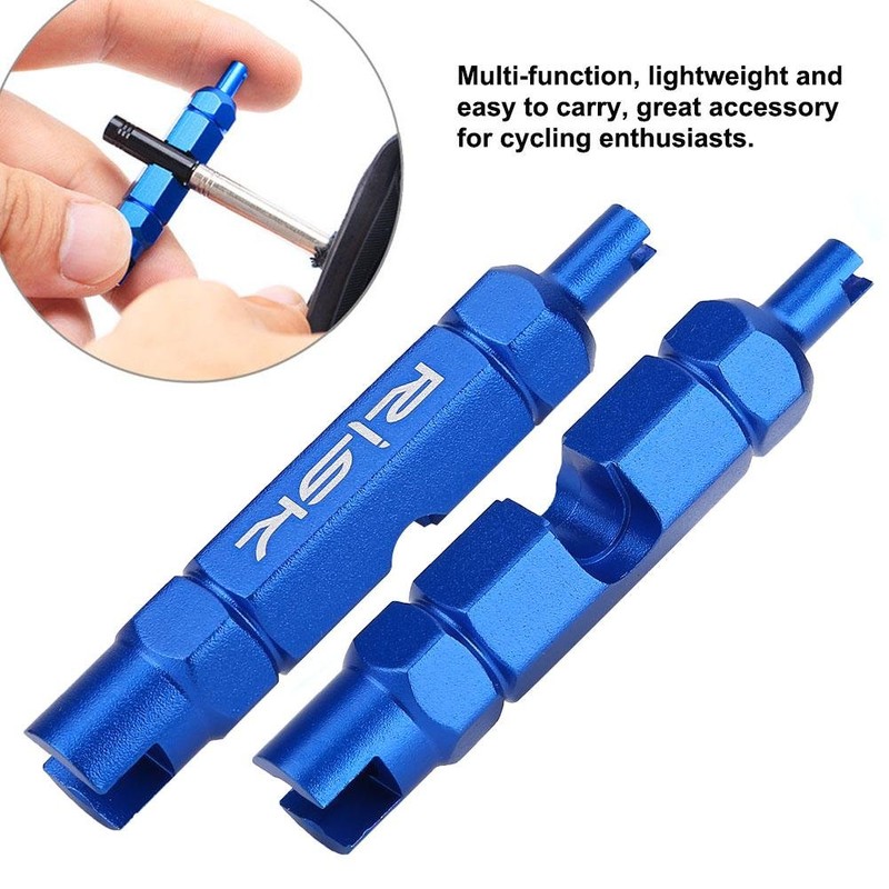 Keenso Bicycle Tyre Valve Removal Tool, Bicycle Aluminium Alloy Tyre