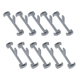 10pcs Plastic Linear Shower Drain Tile Tray Supporter, Shower Drain Clip for EXF Offset Linear Drain