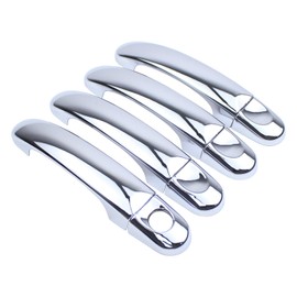 Exterior Door Handle Cover Door Handle Cover Door Handle Caps Door Handle Covers Door Handles Protective Caps Exterior Door Handle Strips Door Opener Sticker Chrome for Touran 1T Transporter T5